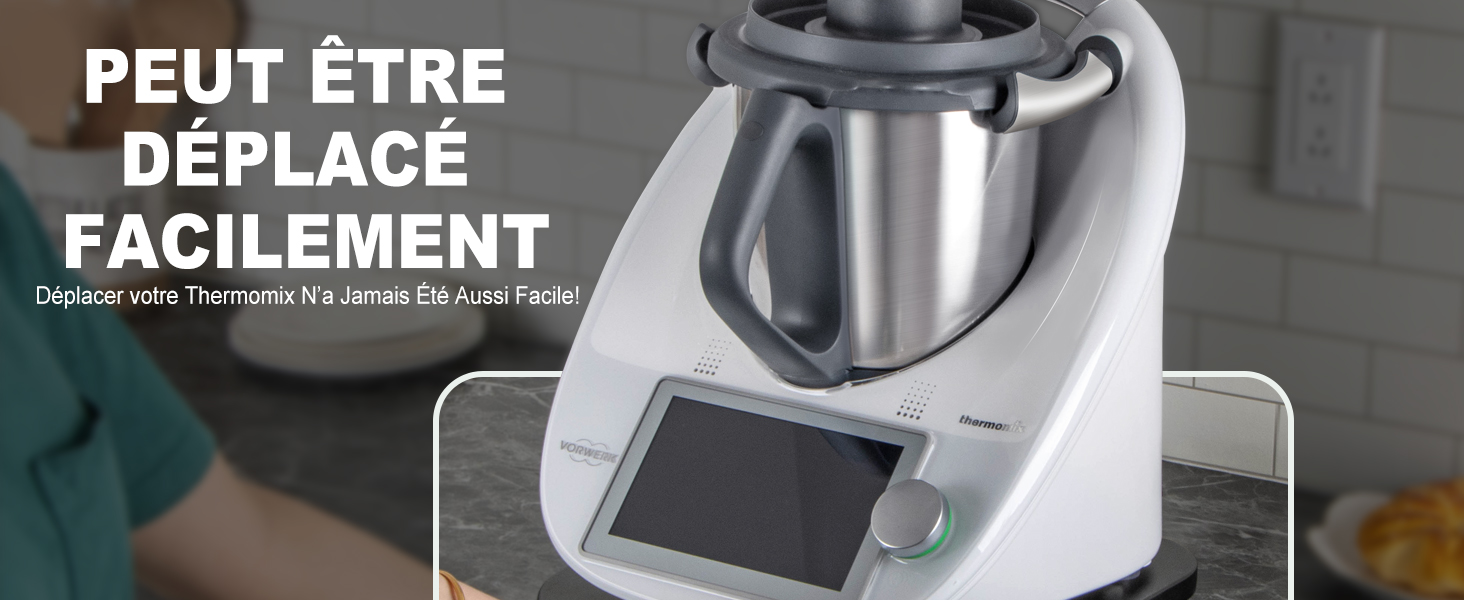  ANBOXIT Planche Coulissante pour Thermomix TM6/TM5, Planche Support pour Thermomix