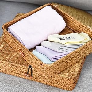 Seagrass storage basket