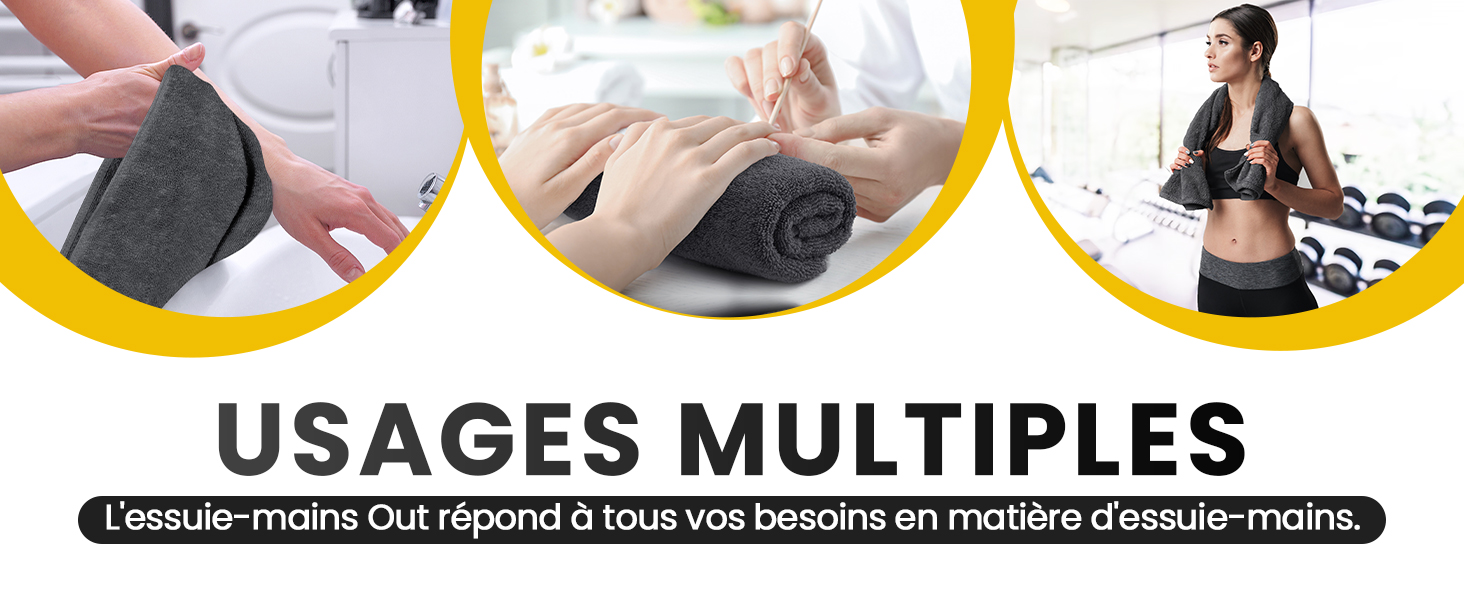 serviette pour invités