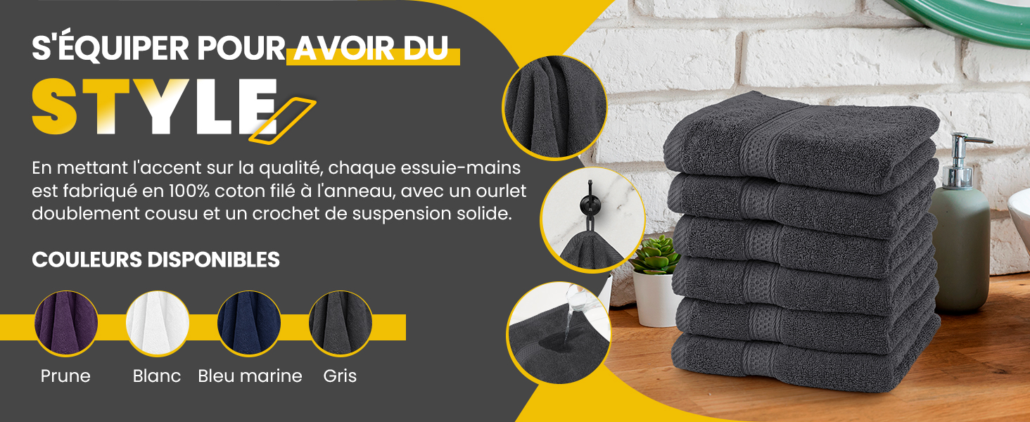 serviette pour invités