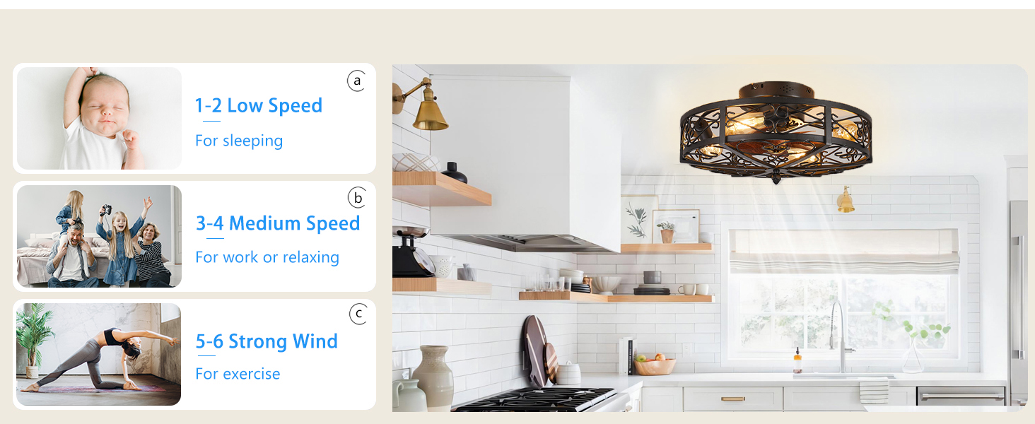 cage en métal lampe de plafond pour Salon Restaurant Chambre Lumière