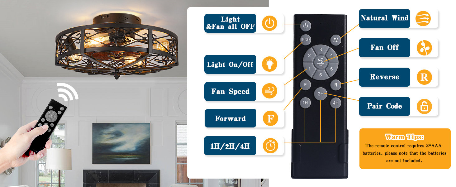 cage en métal lampe de plafond pour Salon Restaurant Chambre Lumière