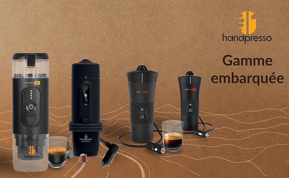 Handpresso gamme embarquée