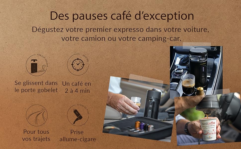 Handpresso des pauses café d'exception