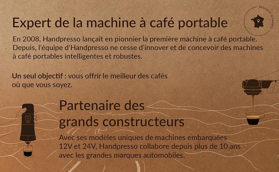 Expert de la machine a cafe portable