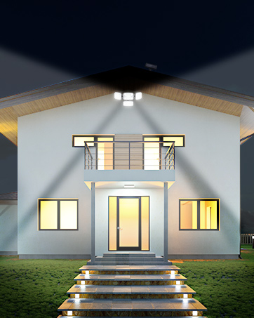 Lampe Solaire Exterieur avec Détecteur de Mouvement