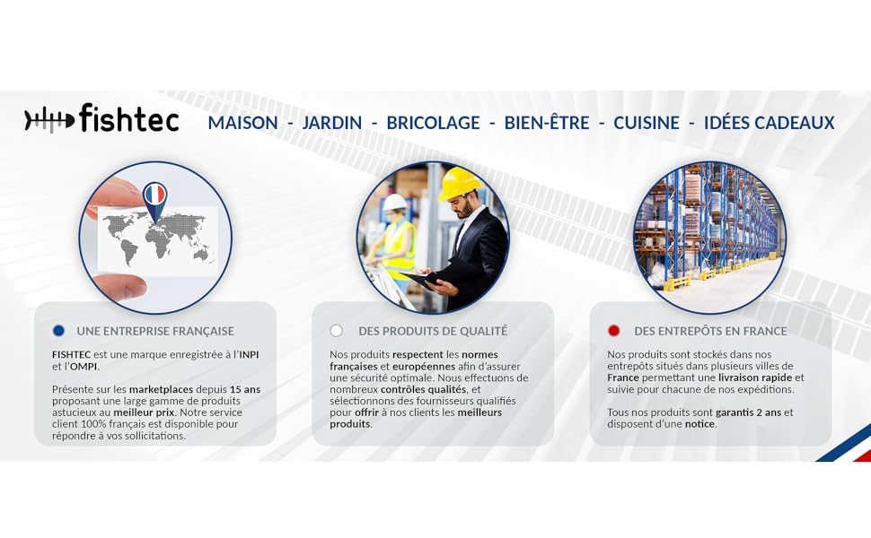 FISHTEC Histoire de la Marque Entreprise Française Produits de Qualités Entrepôts Locaux