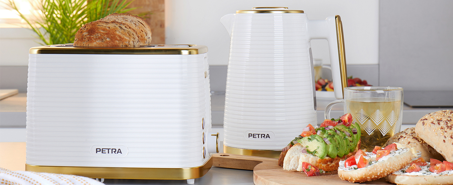 petra chevron kettle and toaster