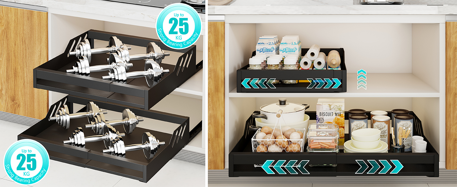 Mointal Organisateur de Rangement Extensible pour Armoire