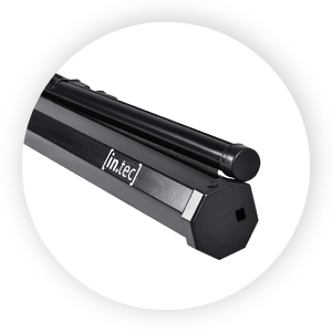 écran de projection portable support trépied réglable home cinéma cinéma maison salon blanc noir