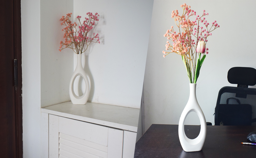 Blanc Vase Ceramique