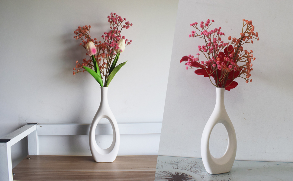 Blanc Vase Ceramique