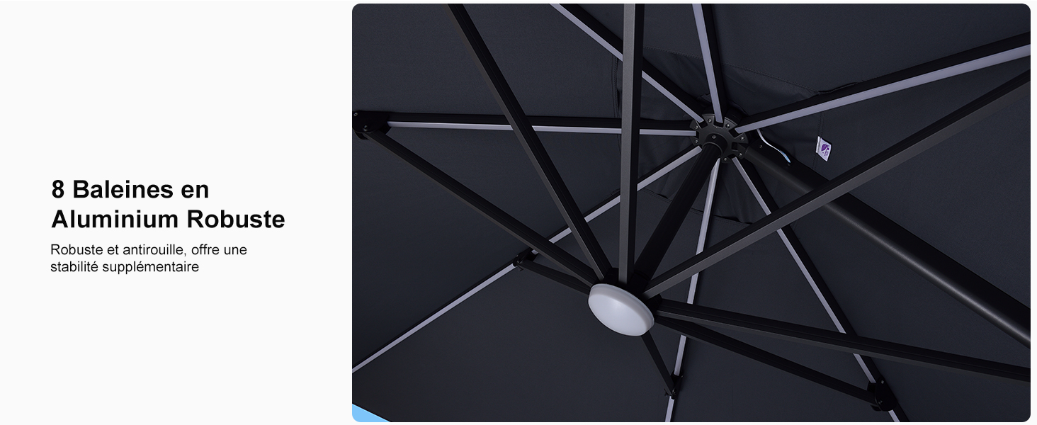 parasol déporté