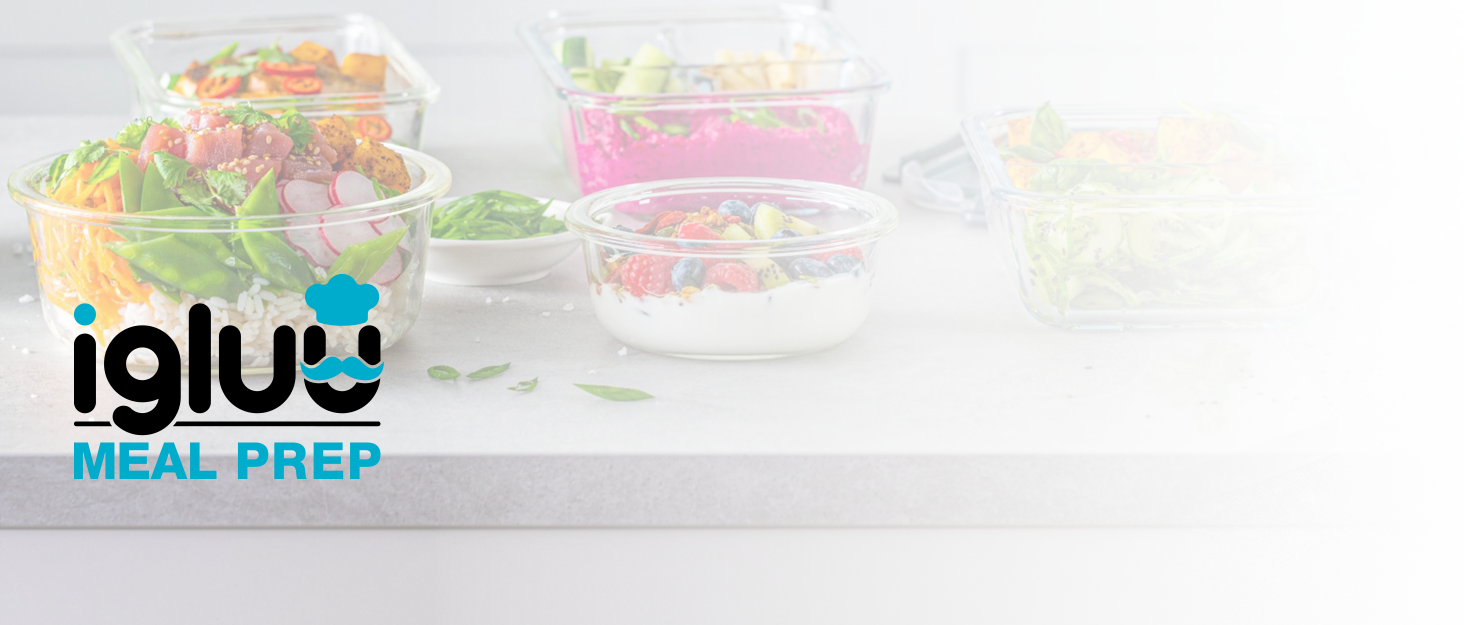 contenants réutilisables en plastique igluu pour préparation des repas