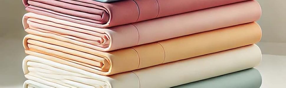 Lot de Draps Housse 140x190/200cm Polycoton 57 Fils Bonnet 25 cm Antis Plis -Repassage Facile