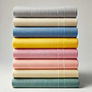 Draps Housses -Taille 160x200 cm  - Bonnet 25 cm  - Polycoton - Antis-Plis Repassage Facile