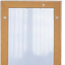 Miroir avec film de sécurité, miroir sûr