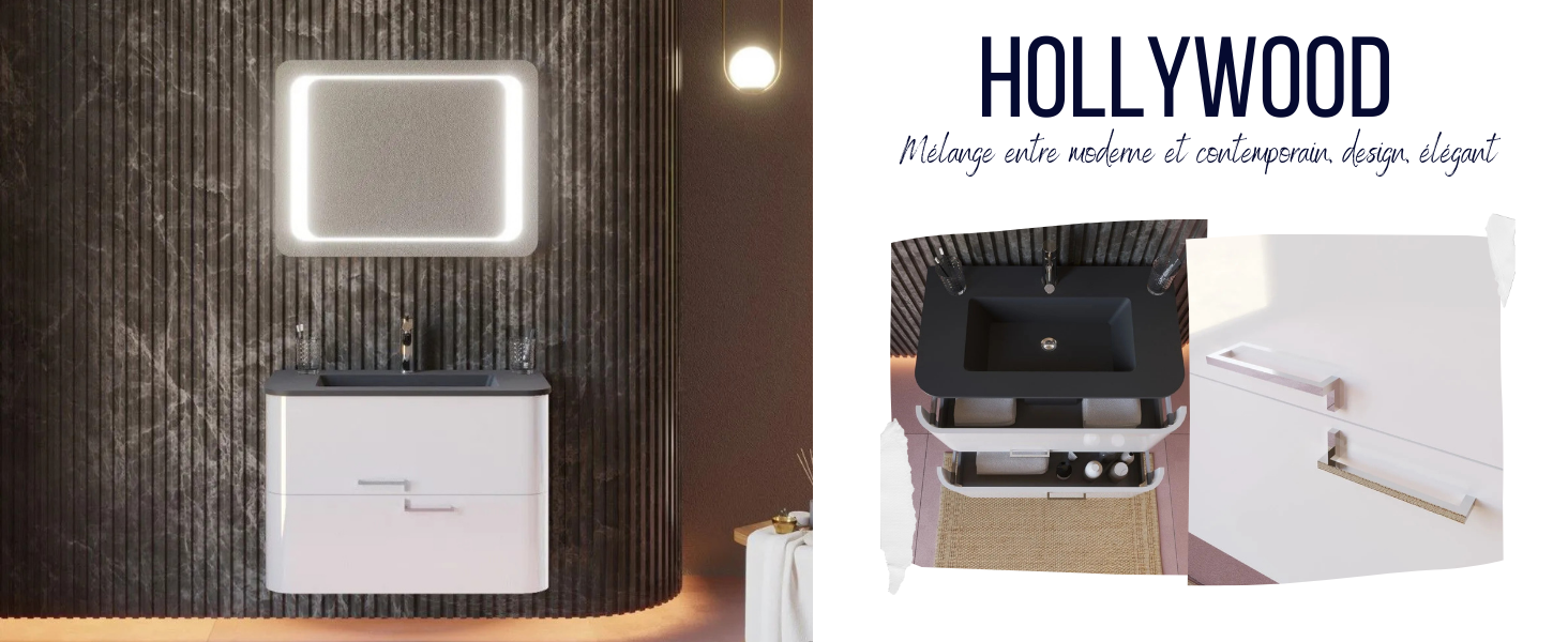 Meuble de salle de bain moderne