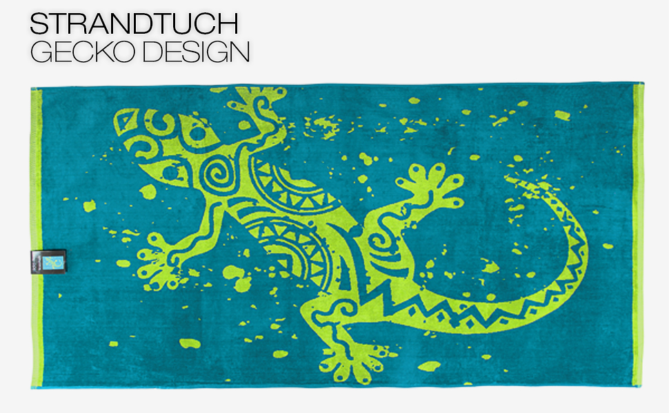 Serviette de plage Gecko
