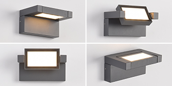 LED Applique Murale Extérieur Intérieur,12W 3000K blanc chaud Moderne Luminaire Murale,Éclairage