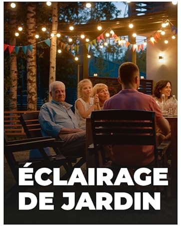 éclairage de jardin