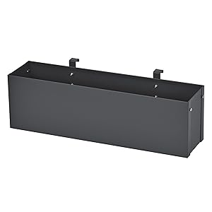 ML-Design Blumenkasten Mülltonnenverkleidung Balkon Metall Pflanzkasten Balkonkasten Geländerkasten