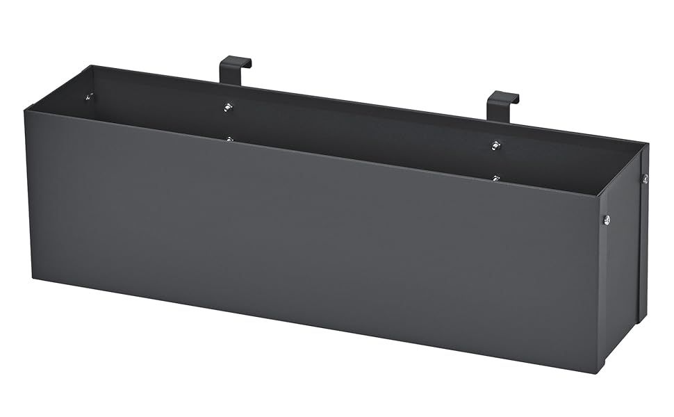 ML-Design Blumenkasten Mülltonnenverkleidung Balkon Metall Pflanzkasten Balkonkasten Geländerkasten