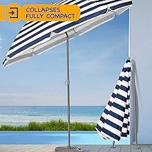 Parasol pliable