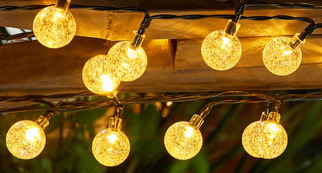 guirlande lumineuse exterieure solaire