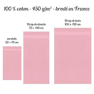 serviette brodée