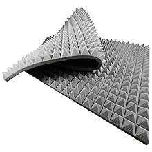Mousse Acoustique Pyramides 100x 200 cm épaisseur 6 cm GMP Tech beauty of sound