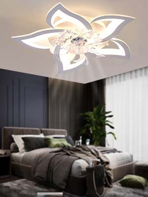 LED Leise Deckenventilator Mit Beleuchtung,