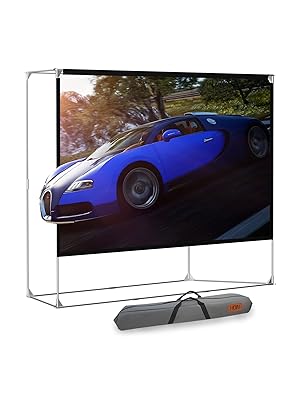 Écran de projecteur intérieur extérieur de 150 pouces avec support