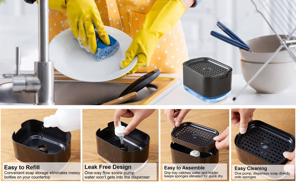 distributeur savon cuisine
