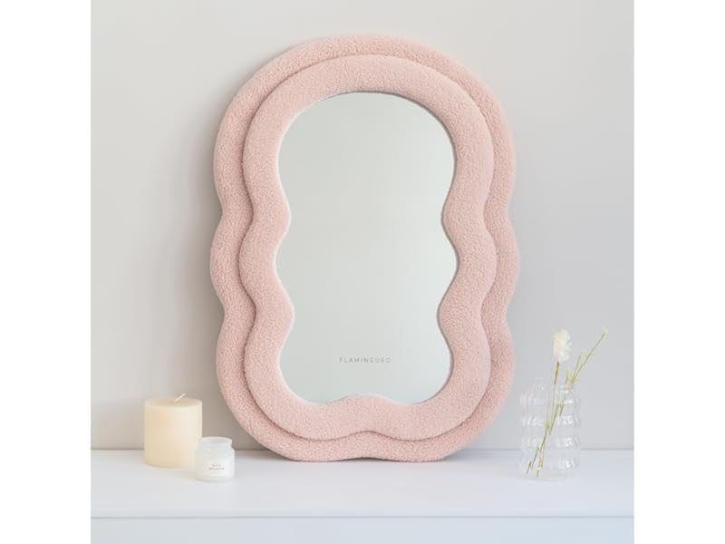 flamingueo miroir vague miroir mural asymétrique miroir asymétrique miroir ondulé miroir