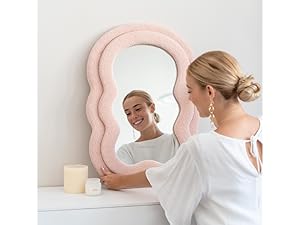 flamingueo miroir vague miroir mural asymétrique miroir asymétrique miroir ondulé miroir