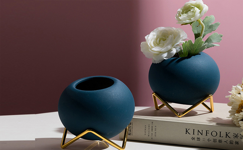 Fleurs vases de déco Céramique 