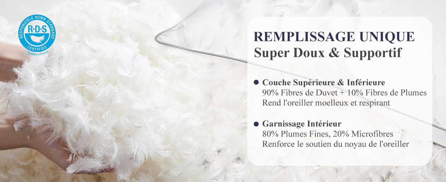 Oreiller Plume 50x70