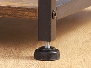 WLIVE Bout de Canapé avec Station de Charge, Table d'appoint avec 2 Ports USB+2 Prises,