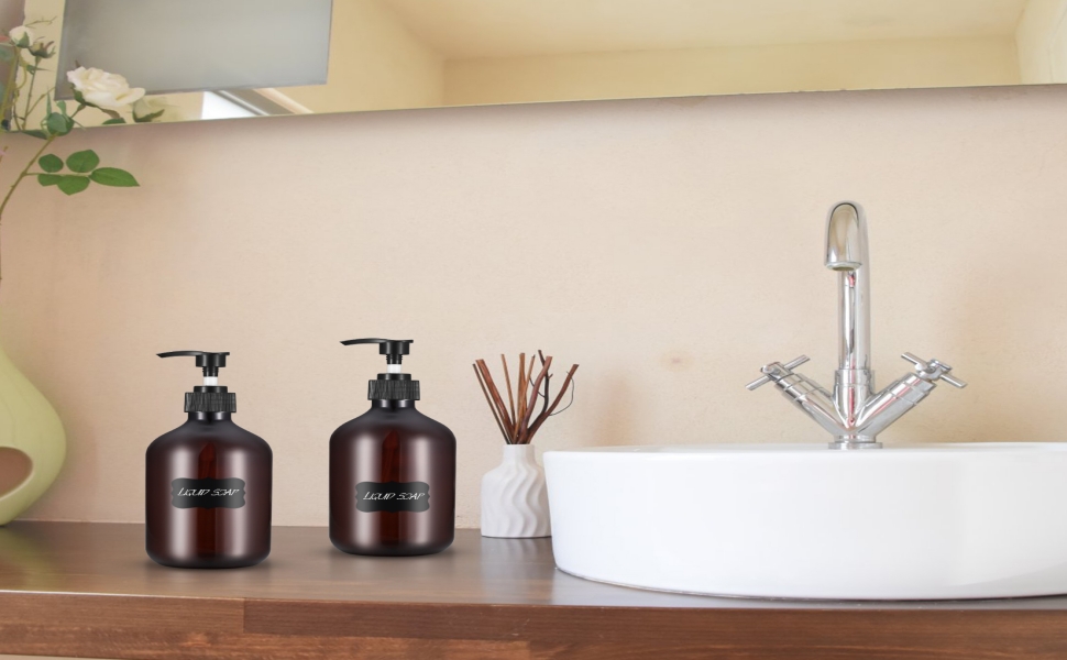 Bouteilles de shampooing à remplir - Distributeur de shampooing - Bouteilles vides à remplir
