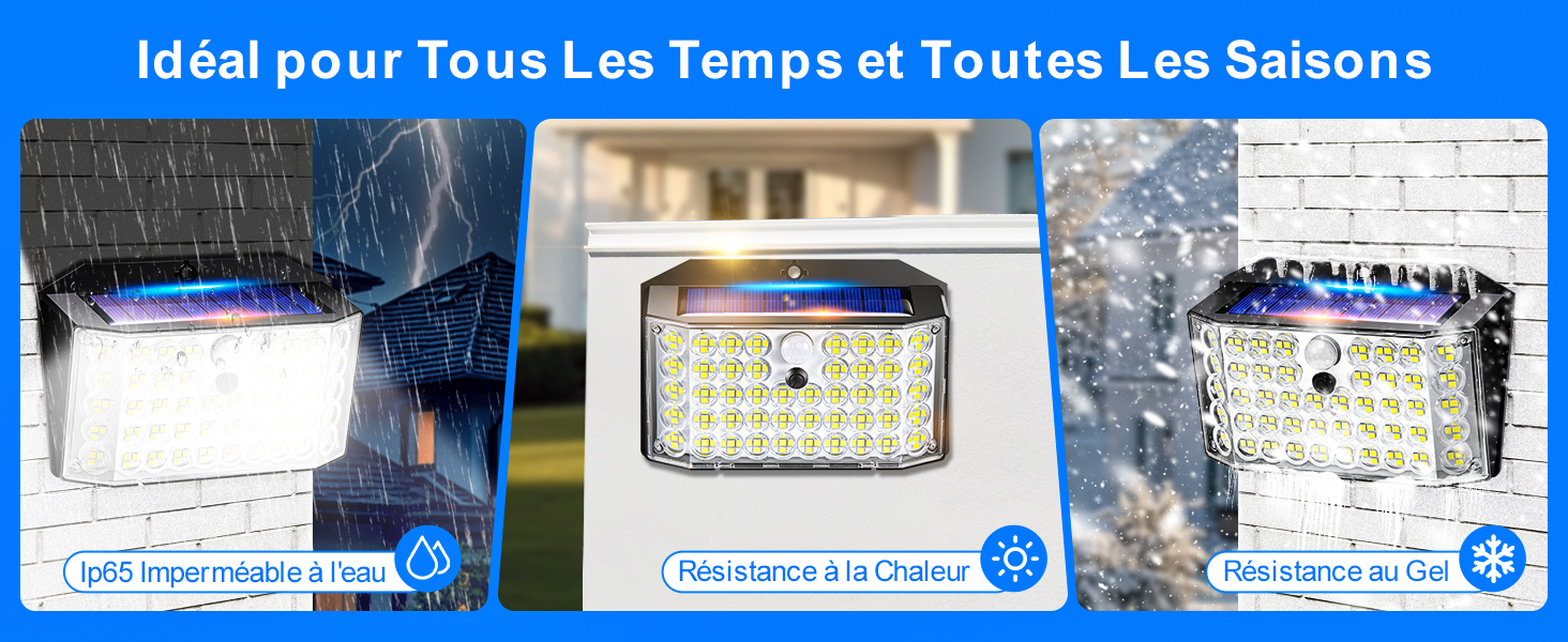 lampe solaire exterieur detecteur de mouvement lumiere solaire exterieur