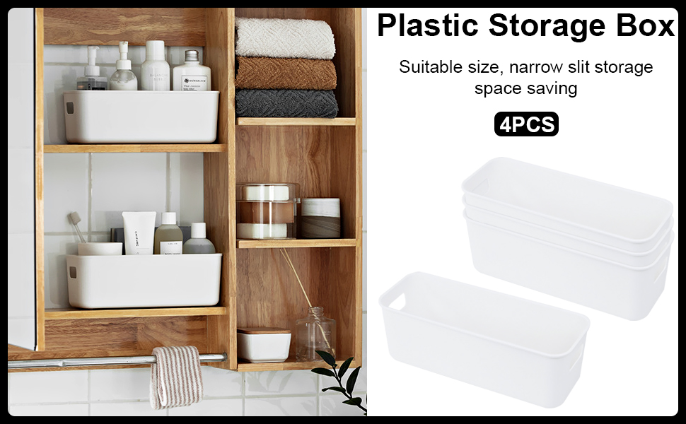 GmeDhc 4 PCS Boite Rangement Plastique