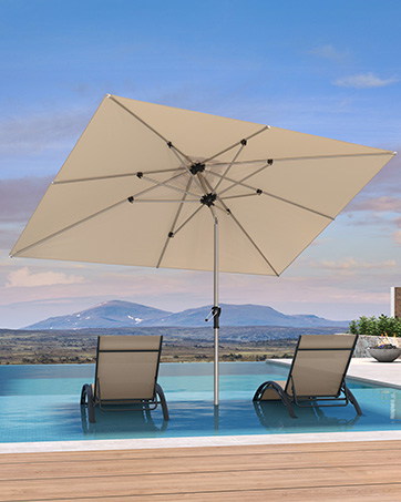 parasol inclinable 2x3m