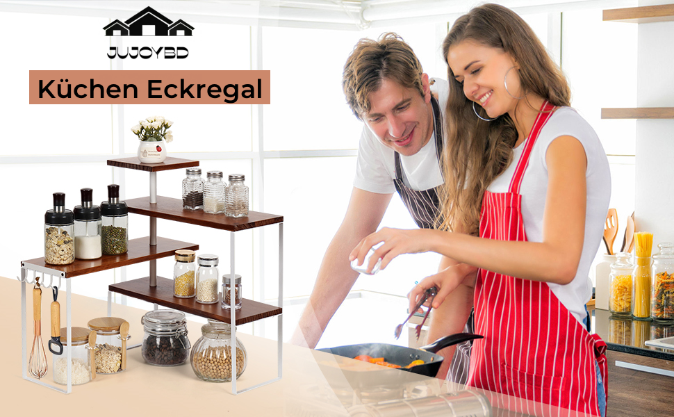 Étagère d'angle de cuisine