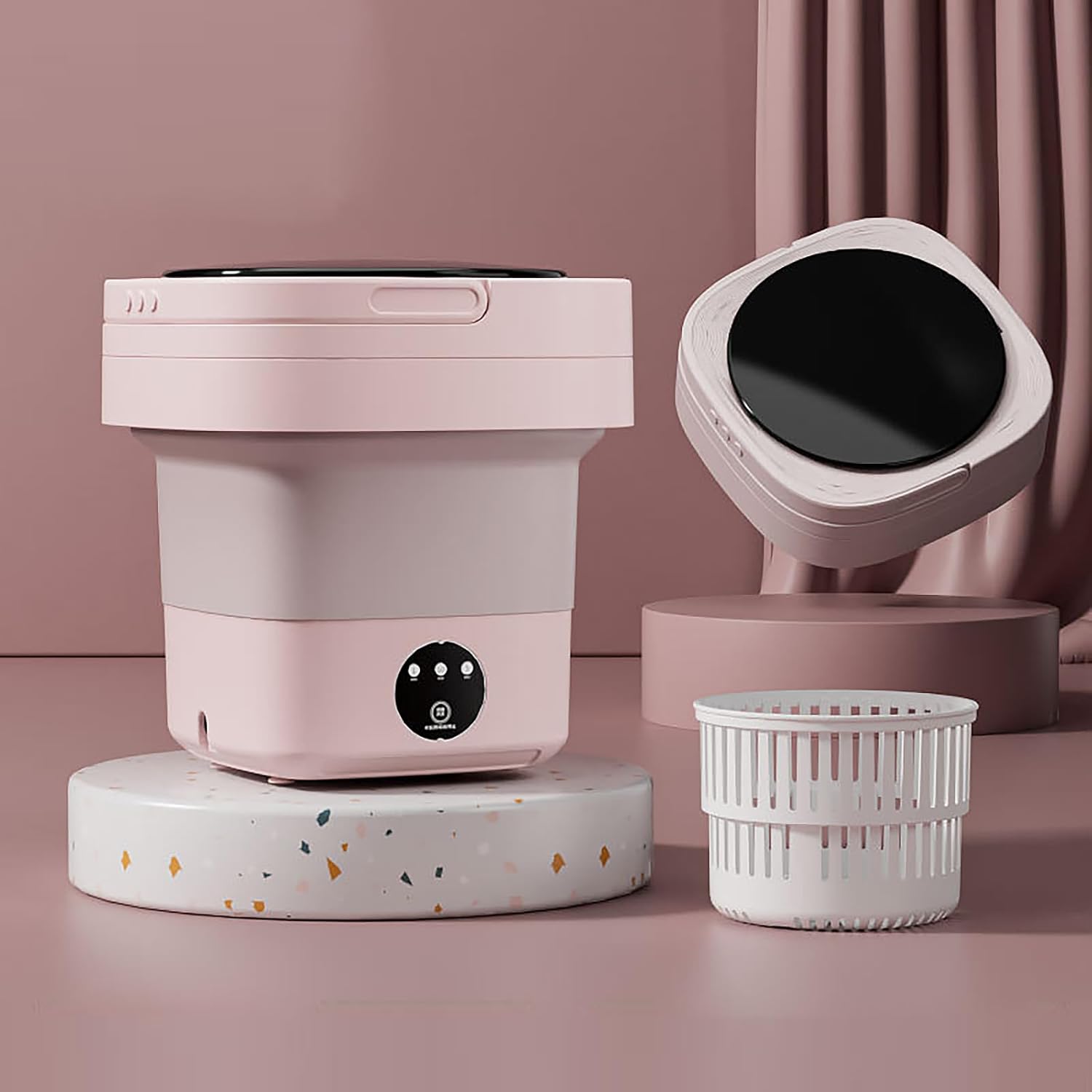 Prix 2025 | Mini lave-linge portable Globest, lave-linge compact avec